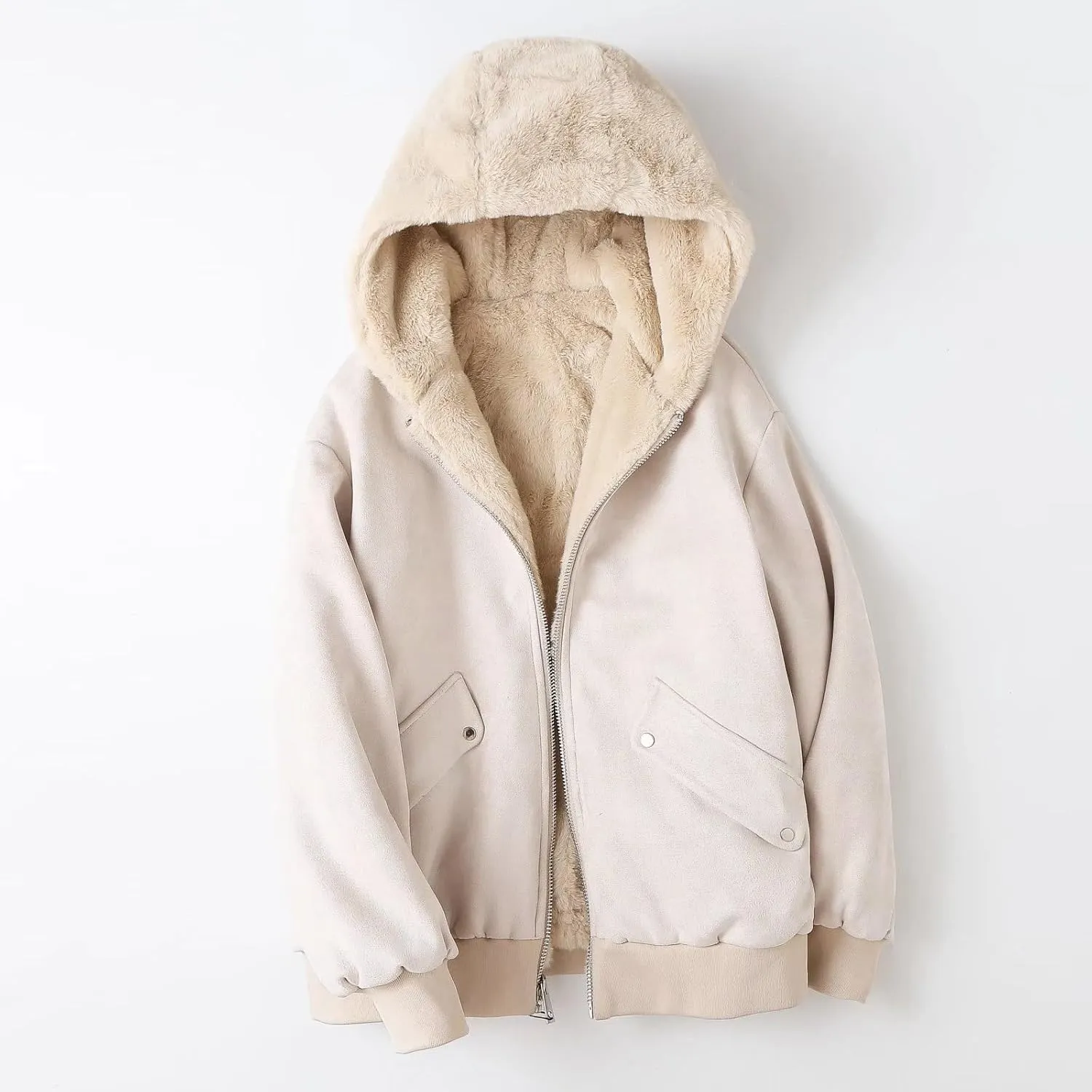 2023 Women's Sequin Jackets Long Sleeve Winter Baseball Coats Full Zip Sweatshirts Trendy Elegant Party Outwear Tops