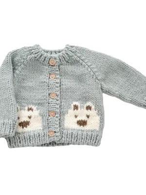 Bear Cardigan Bowie Grey