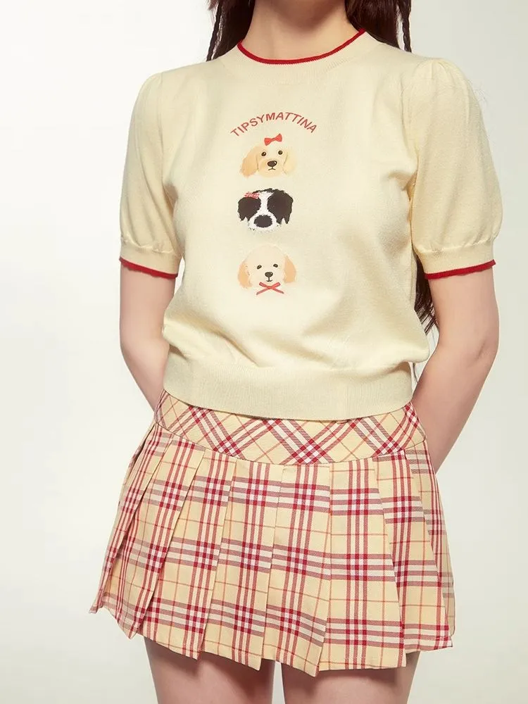 College style pleated skirt【s0000007524】