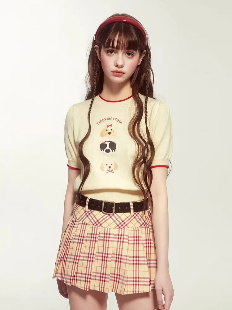 College style pleated skirt【s0000007524】