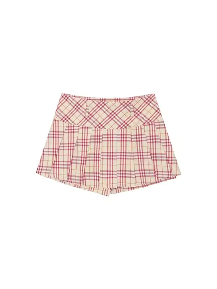 College style pleated skirt【s0000007524】