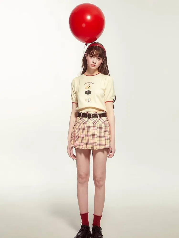 College style pleated skirt【s0000007524】