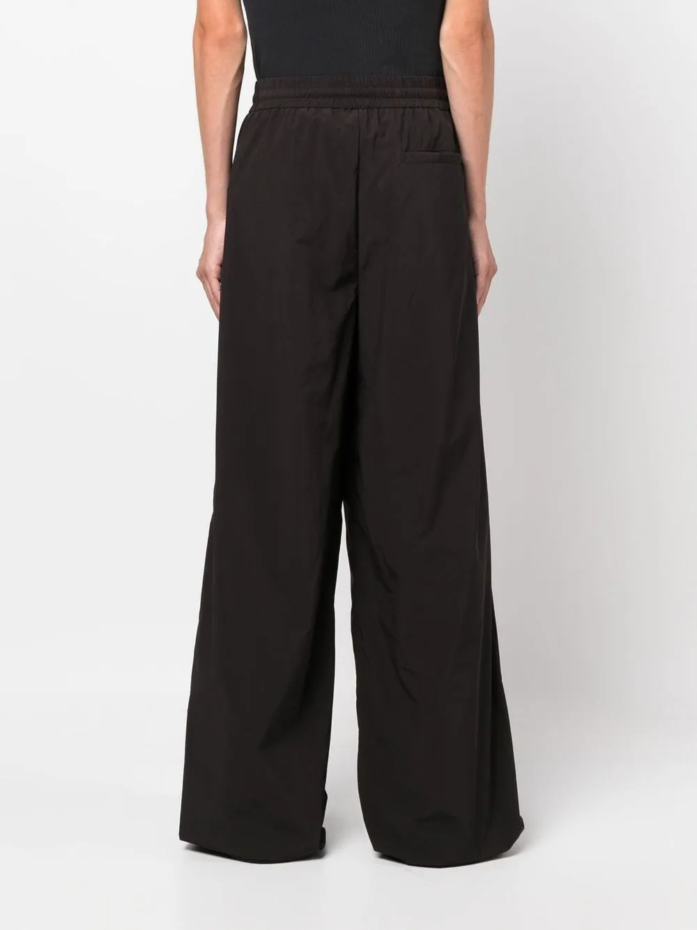 Logo Patch Wide-Leg Trousers