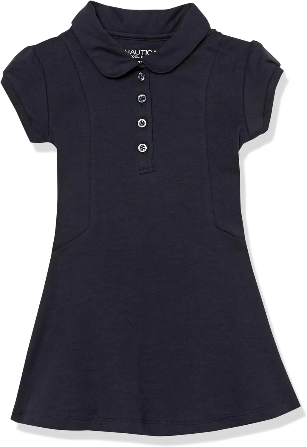 Nautica Girls' School Uniform Short Sleeve Polo Dress