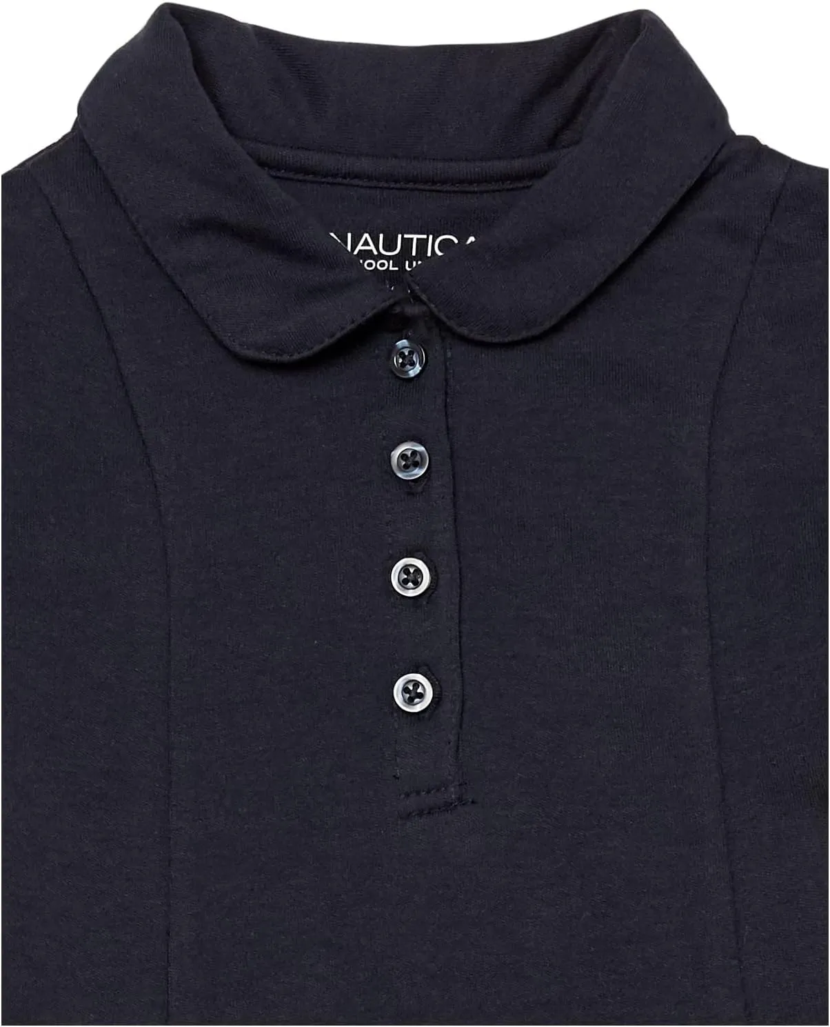 Nautica Girls' School Uniform Short Sleeve Polo Dress