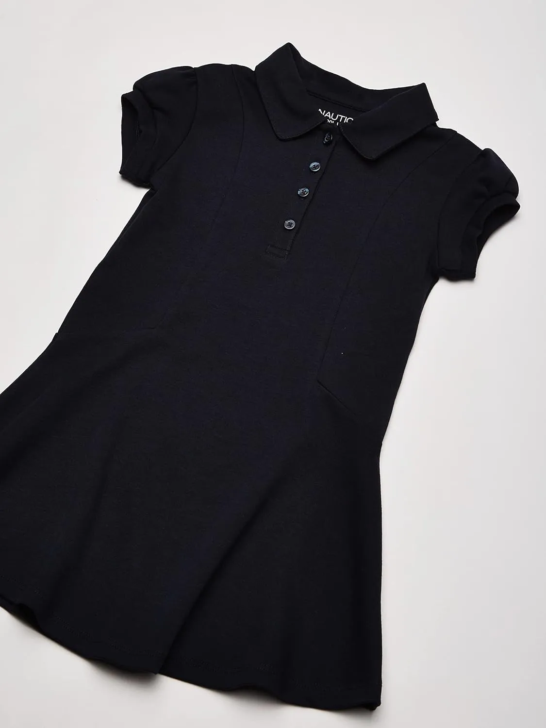 Nautica Girls' School Uniform Short Sleeve Polo Dress