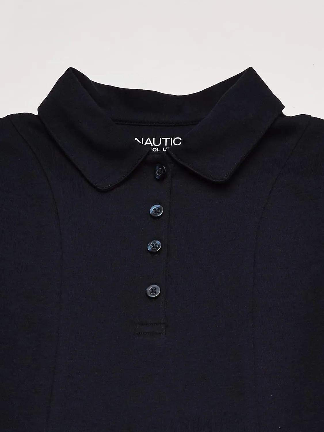 Nautica Girls' School Uniform Short Sleeve Polo Dress