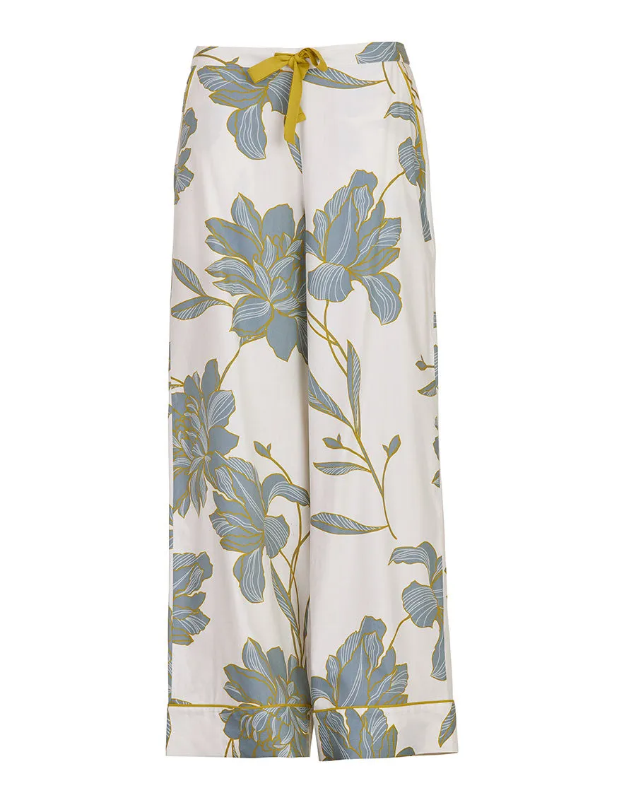 Piper Womens Floral Print Wide Leg Pyjama Bottoms