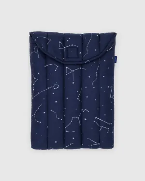 Puffy Laptop Sleeve 13" - Constellation Midnight